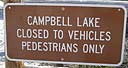 Campbell Lake Trail start