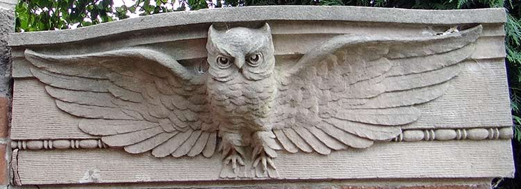 West High Owl stone