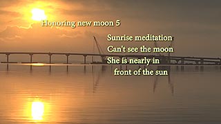 Sunrise meditation