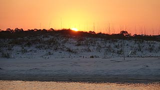 Equinox sunrise in Deer Lake State Park, FL