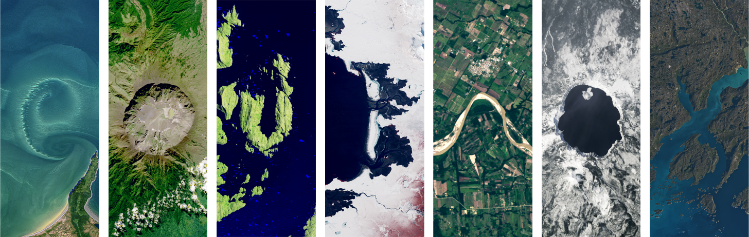 equinox spelled in Landsat images of earth