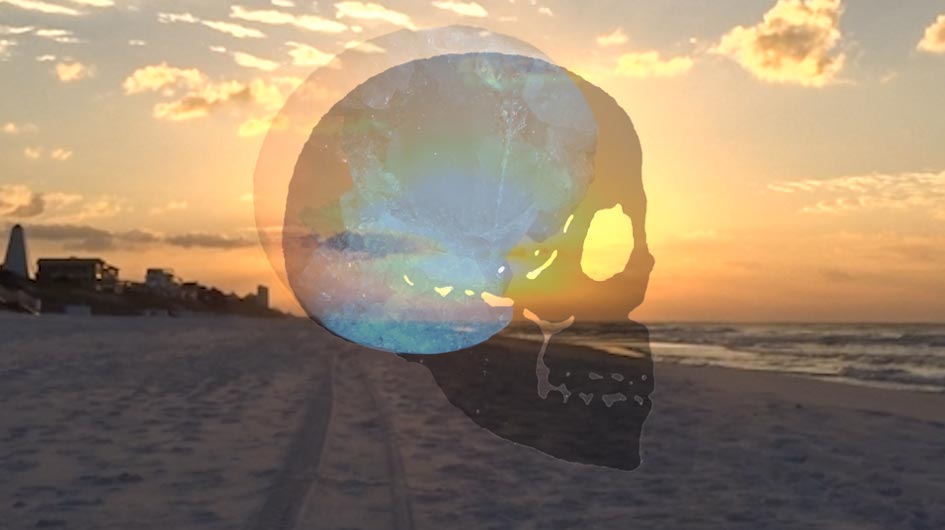 Crystal skull vision from sunrise and global meditation on 11-22-2014
