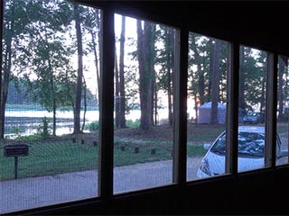 Inner Solstice 2018 wetlands at Three Rivers State Park porch