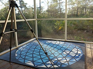 Outer Solstice 2018, cabin 1010 at Topsail Hill Preserve State Park in the forest