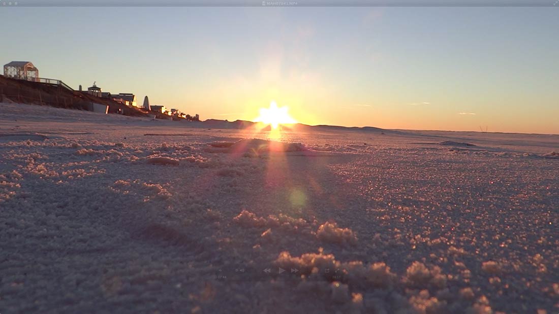 Solstice sunrise