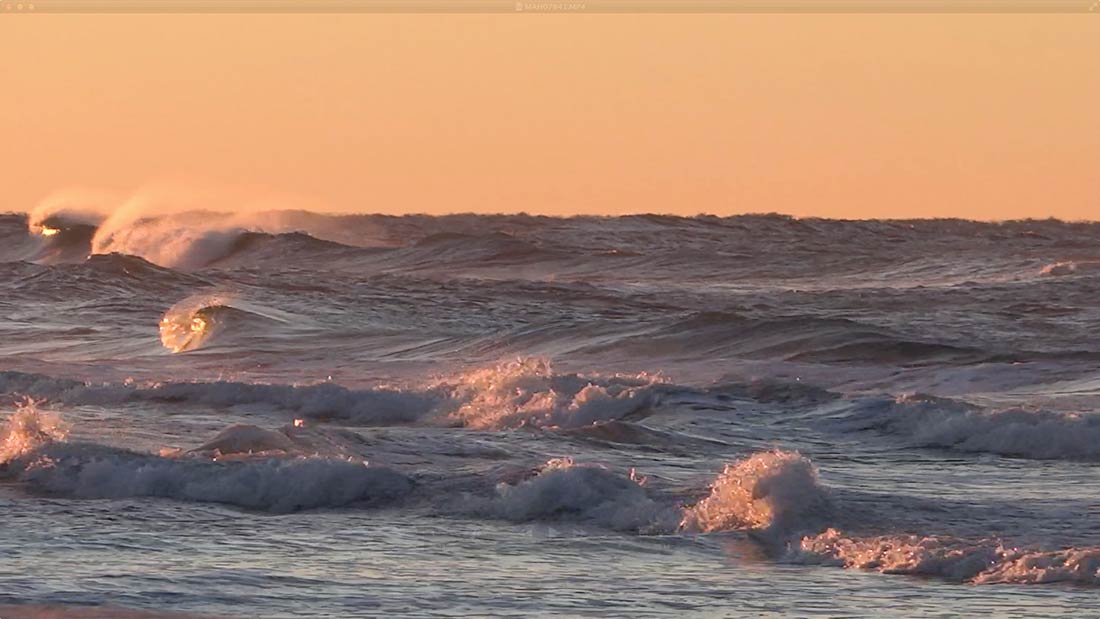 Gulf of Mexico in wind