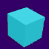 cyan cube