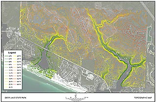 Unit Management Plan draft 2016, Topographical Map