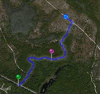 DLW hike map