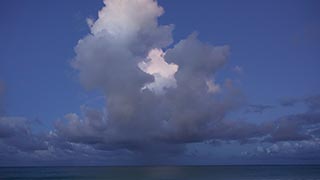 Storm building over the gulf to the S