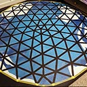 Almost finished painting the Fuller Dome Yoga Mat