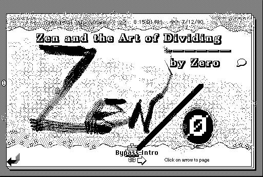 Zen and the Art of Dividing by Zero splash